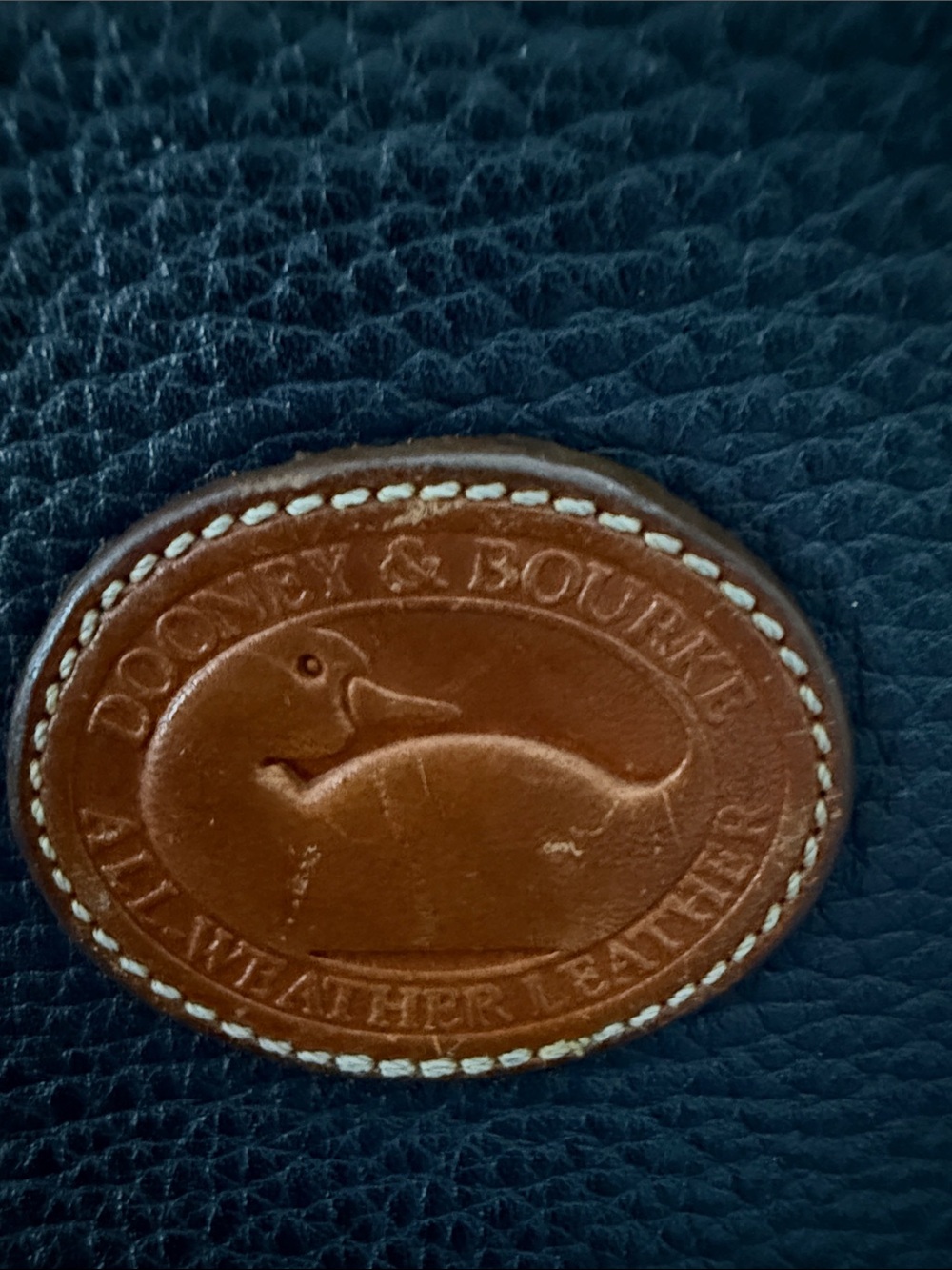 Dooney & Bourke Black and Brown Leather Shoulder Crossbody - Picture 2 of 10